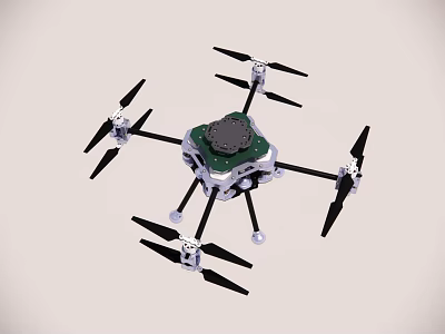 Quadrotor UAV Large UAV 3d model