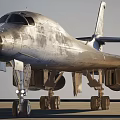 Military Fighter Jet On Runway With Detailed Exterior