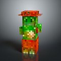 Pixel Man Toy Man Living Goods Living Goods 3d model