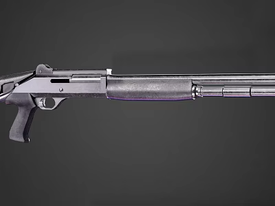 Spray Shotgun Shotgun Firearms Automatic Rifle Sniper Pistol Submachine Gun 3d model