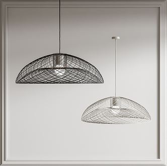 Modern chandelier 3d model