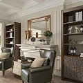 Leisure sofa combination 3d model