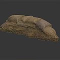 Neatly Stacked Brown Cloth Sacks for Household Storage and Daily Use
