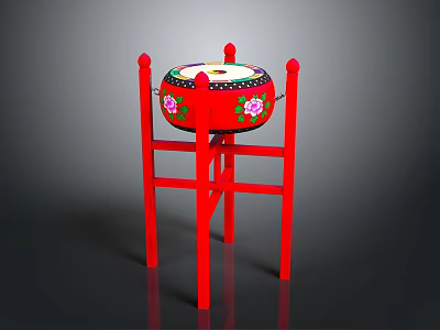 Korean Drums Traditional Musical Instruments National Musical Instruments Percussion Instruments Cultural and Artistic Musical Instruments 3d model
