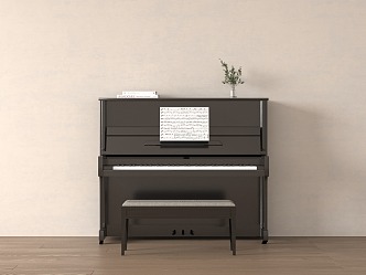 Modern Piano 3d model