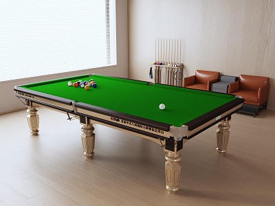 billiard table billiard hall modern billiards 3d model