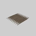 Natural Oak Wooden Flooring With Smooth Surface Natural Grain And Plank Design