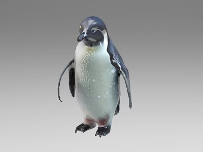 Adorable Penguin Decorative Figurine Ornament For Home Tabletop Decoration 3d model