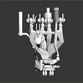 White Automotive Mechanical Suspension System Component with Spring Bracket Structure