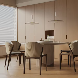 Modern dining table 3d model