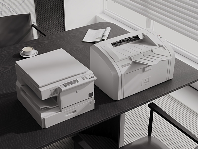 Printer Copier Scanner Office Equipment 3d model