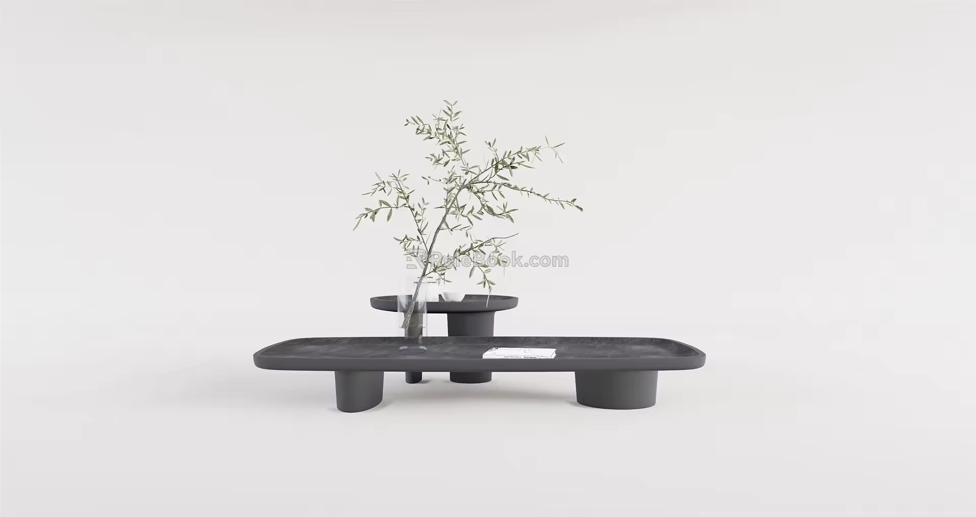 Modern coffee table coffee table combination 3d model
