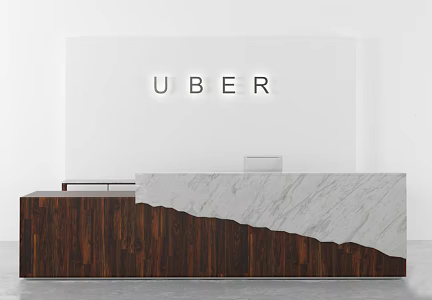 Modern Reception Desk Front Desk 3d model