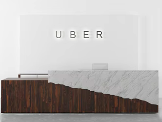 Modern Reception Desk Front Desk 3d model