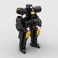 LEGO Toys Building Blocks Fighting Robot Gundam Mech Warrior Transformers Pacific Rim 3d model