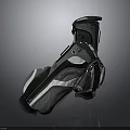 Stylish Golf Bag Design With Black Gray And White Color Strap Compartments And Durable Material