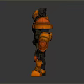 Mech Warrior Mech Soldier Machine Battlearm Mechanical Battlearm Machine Fighter Robot 3d model