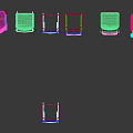 Various Colored Modern Chairs With Different Styles Designs And Metal Frames