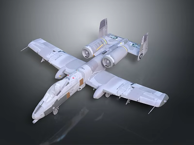 Twin Engine Military Fighter Jet With Silver Gray Body And Detailed Cockpit Wings 3d model
