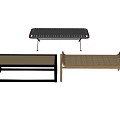Modern Minimalist Stool Designs With Rattan Seats And Wooden Frames For Indoor Use