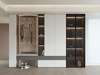 Modern shoe cabinet 3d model