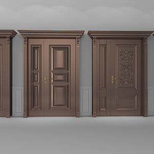 Jane Ou's mother door 3d model