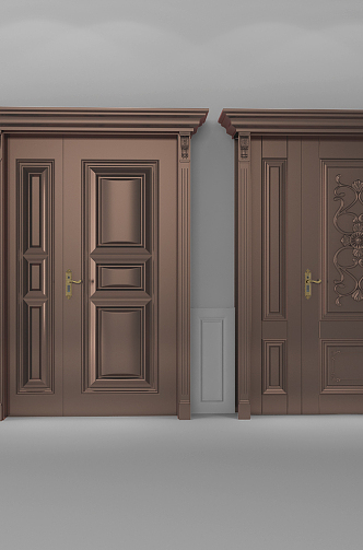 Jane Ou's mother door 3d model