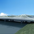 Bridge Bridge Bridge Overpass Bridge Suspension Bridge Cable-stayed Bridge Landscape Bridge 3d model