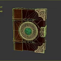 Magic Book Cartoon Book Summoning Book Ancient Book Magic Summoning Book Animation Book 3d model