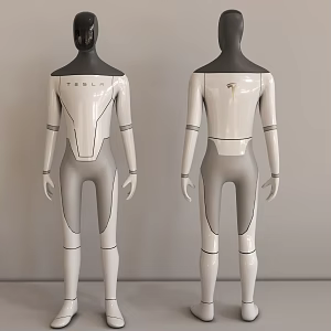 Tesla humanoid robot 3d model
