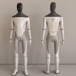 Tesla humanoid robot 3d model