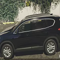 Black Hyundai SUV Featuring Modern Exterior Design Sleek Headlights And Bold Grille