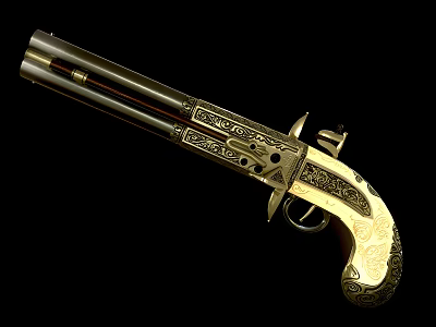 Luxury musket 3d model Luxury musket 3d model