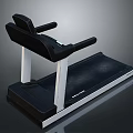 Industrial Treadmill With Black And White Design Stable Structure And Running Belt