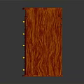 Elegant Red Wooden Chest of Drawers With Multiple Drawers And Yellow Knobs