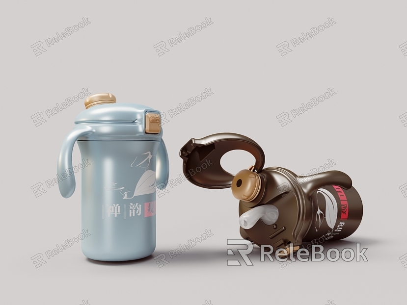 Cartoon casual cup tea cup insulation cup insulation kettle model