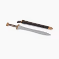 Old Dagger 3d model