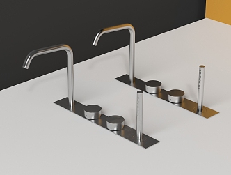 Modern faucet basin faucet sink faucet 3d model