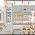 Egg Specialty Store Interior With Shelves Displaying Fresh Egg Products And Decorative Plants