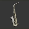 Professional Silver Plated Saxophone Musical Instrument With Polished Brass Body And Smooth Keys