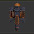Sci-fi Weapon Drone Sci-fi Mecha Sci-fi Drone Future Weapon Sci-fi Equipment Concept Weapon 3d model