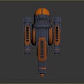 Sci-fi Weapon Drone Sci-fi Mecha Sci-fi Drone Future Weapon Sci-fi Equipment Concept Weapon 3d model