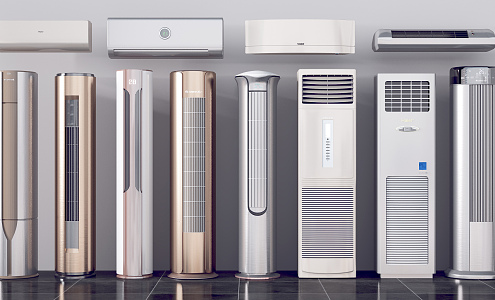 modern air conditioning 3d model