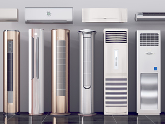 modern air conditioning 3d model