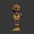 Robot Assistant Small Robot Butler Robot Butler Figure Game Figure 3d model