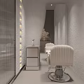 Modern Beauty Salon Interior Design With Reception Counter Mirrors Decorative Lighting And Elegant Decor