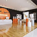 IOOOK Luke Smart Door Lock Experience Store Modern Interior with Product Showcases