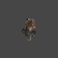 Game Movie Fantasy Creature Character Carrying Back Mounted Complex Architecture