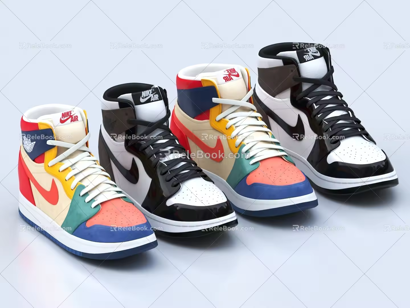sneaker Casual Shoes Running Shoes Sneakers Shoes Nike Jordan Basketball Shoes 3d model