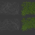 Lush Green Vines With Dense Leaves For Natural Fresh Background Decor